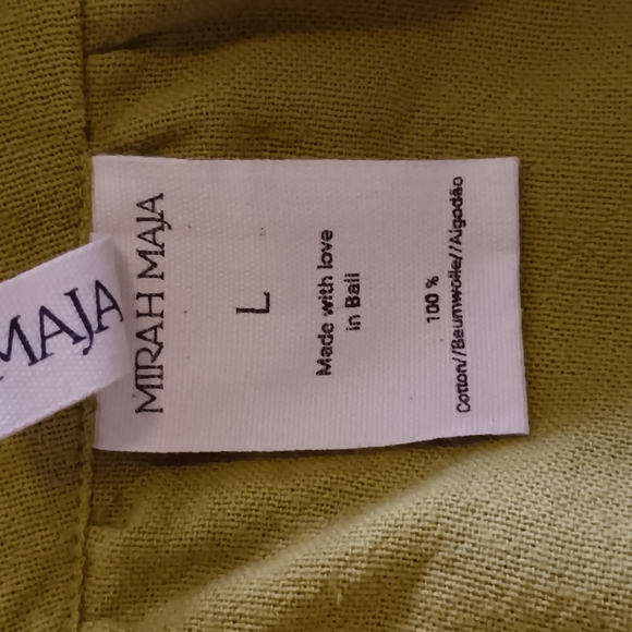 Mirah Maja Orchid tie top pistachio large - Picture 8 of 13